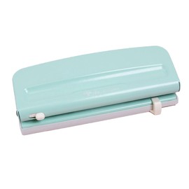 Craftelier - Turquoise Blue Adjustable 6-Hole Punch Compatible with Different Types of Planners, Diaries or Notebooks for Scrapbooking and Other Crafts