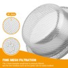 haodex Kitchen Sink Strainer Stainless Steel with Handle (2, Outer
