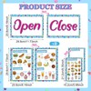 6 Pcs Pretend Play Restaurant Menu for Kids Kitchen Food