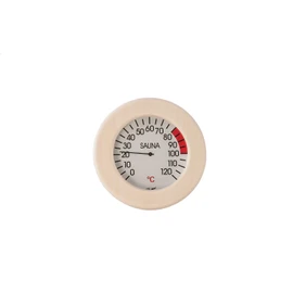 Thermometer in wooden frame about 155 mm