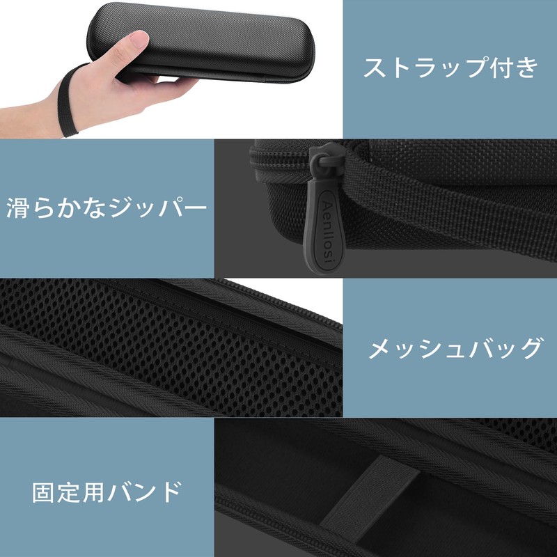 Panasonic ER-GZ50-Y First Multi-Shaver Dedicated Storage Case - Aenllosi, black,