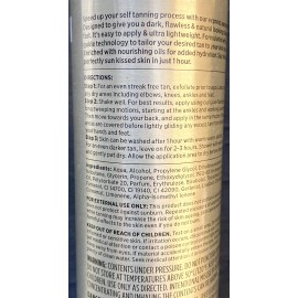 bali body 1hr express self tanning spray 7.6oz scuff/dented exterior