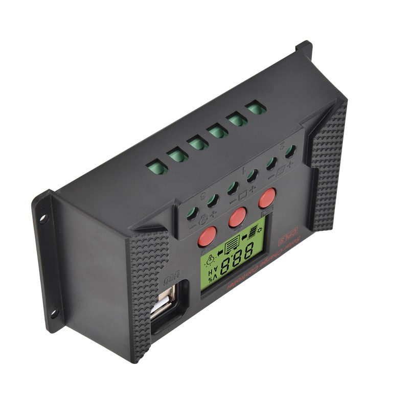 12V/24V Solar Charge Controller 50A PWM Intelligent Battery Charging Regulator