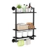 Bathroom Shelves Wall Mounted, 3 Tier Towel Racks with Towel