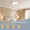 Alertlink Smoke Alarm with LED Indicator with Mute Button, Fire