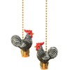 Fox Valley Traders Farm Rooster Ceiling Fan Pulls, Set of
