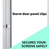 25-Pack Storm Door Panel Clips, with Screws 5/16" Offset Storm