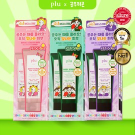 plu [PRINCESS TICON EDITION] plu Body Scrub 200g Set (+250g) - [PRINCESS TICON EDITION] Pink Floral 200g+250g