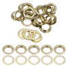 QUARKZMAN 20 Sets Eyelets with Washers 1 Inch Iron Eyelet