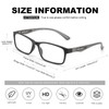 CARA 2 Pack Superior Lightweight TR90 Reading Glasses for Men