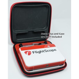 Generic Ultra Portable Adjustable Alignment & Leveling Dock Stand for Flightscope Mevo Plus (Mevo+) 2023 Edition - Fits in The Mevo Plus Case (Red)