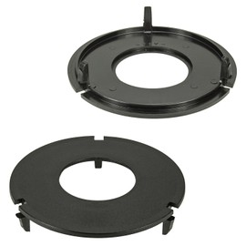 tomzz Audio 2857-020 Speaker Rings Adapter Holders Tweeter Compatible with VW T4 Golf 3 Corrado Passat Dashboard for 44 mm Tweeter