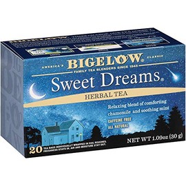 Bigelow Tea Té de hierbas Sweet Dreams 20 bolsas (paquete de 3)