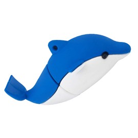 LEIZHAN Cute USB Flash Drive Character Thumb Drive for Kids Students Gift Pendrive (32GB, Dolphin)