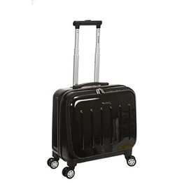 Rockland Revolution Hardside Rolling Computer Case, Black, Carry-On 17-Inch
