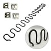 Carkio Replacement Springs, 2pcs 70cm Spring with 8pcs S-Clips 4.0