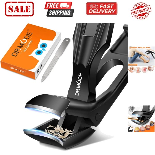 Unbranded Toenail Clippers for Seniors Thick Toenails, Upgrade Angled Head