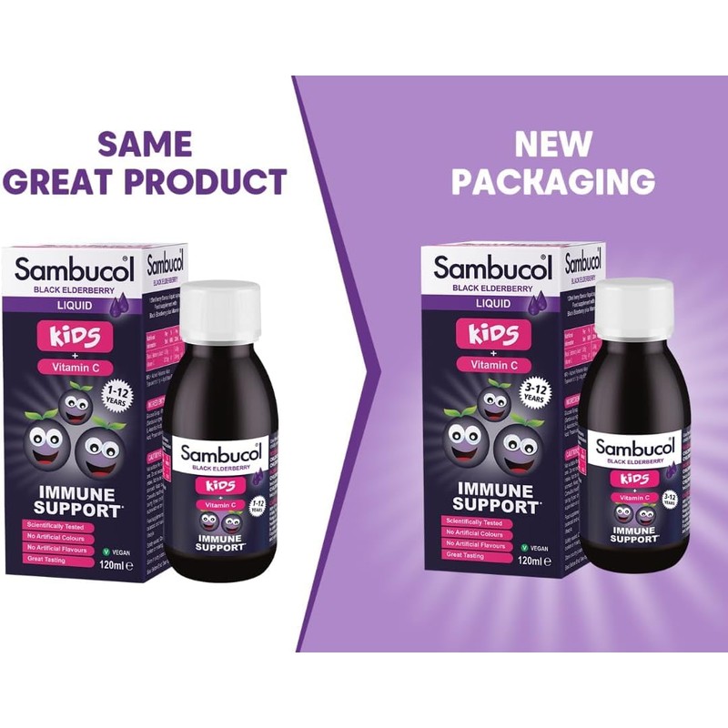 Generic Kids Sambucus Black Elderberry & Vitamin C | Immune