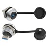 PENGLIN USB 3.0 Female to Male Waterproof Adapter, USB 3.0