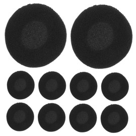 MERRYHAPY 30 Pcs Foam Earbud Covers 40mm Replacement for Headphones Comfortable Fit for 40mm Headset
