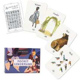 Pocket Renorman: Everyday Easy Divination Pocket Lenormand: Simple Daily Divination Carded Divination, Japanese Instruction Manual Included (English Language Not Guaranteed)