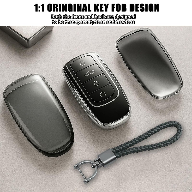 WonHey TPU Car Key Fob Cover fit for Chery Jaecoo
