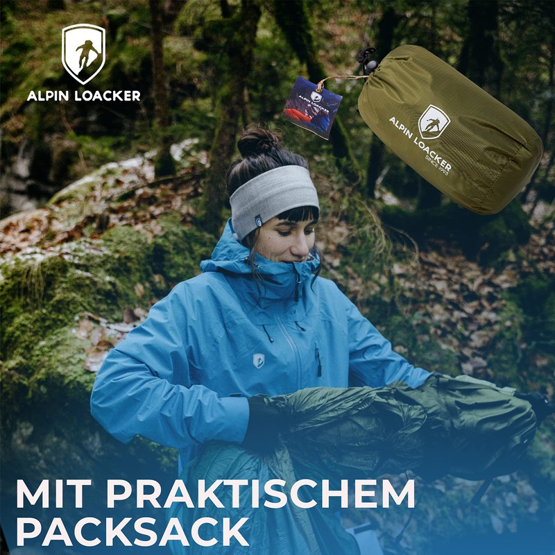 Alpin Loacker Bivouac Bag Waterproof and Ultralight I Breathable Sleeping
