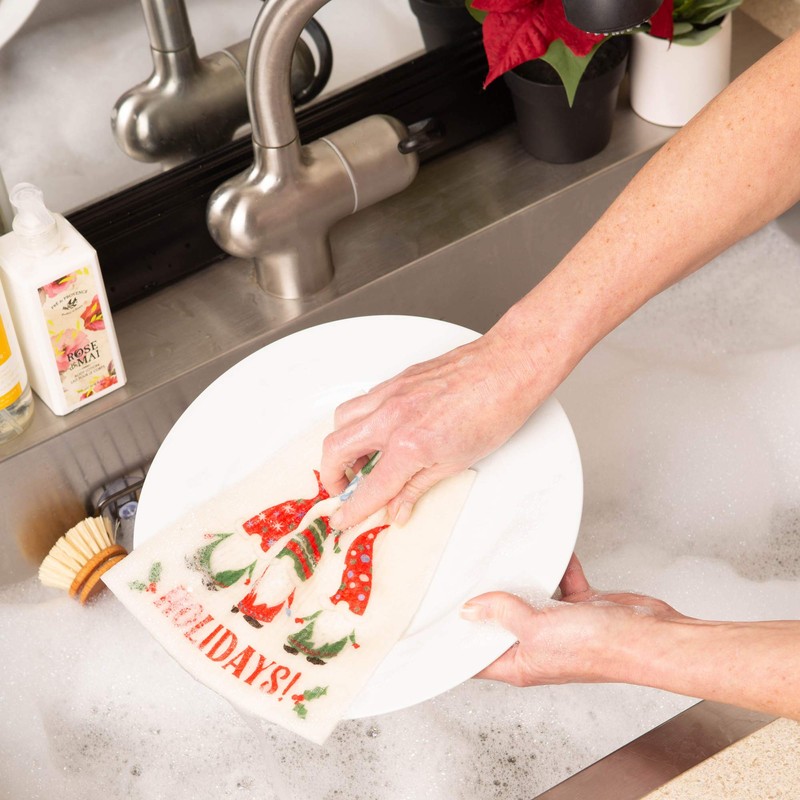 DII Swedish Dishcloths for Kitchen & Cleaning, Reusable, Machine Washable