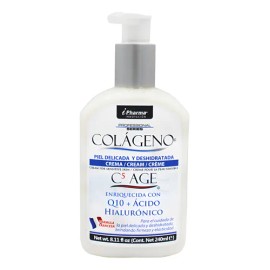 Crema De Colágeno + Ácido Hialurónico + Q10 C5 Age 240 Ml Todo Tipo De Piel Día/noche