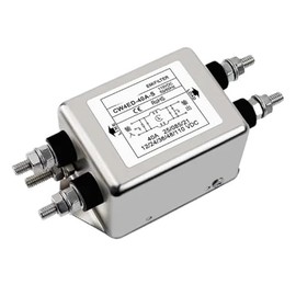 Tarjeta terminal de purificación de fuente de alimentación de sección simple y doble, tipo riel, filtro EMI CW4ED-40A-S, CC 12 V, 24 V, 48 V, 100 V, 3