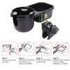 Niciksty Getränkehalter Kinderwagen mit Snack Tablett, 2-in-1 Universal Becherhalter Kinderwagen