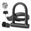 Candado Para Bicicleta Y Moto Con Contra Agua Acero Cadena