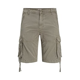 JACK & JONES Men's Jpstzeus Jjcargo Shorts AMA Sn Ps Cargo Shorts, Dusty Olive