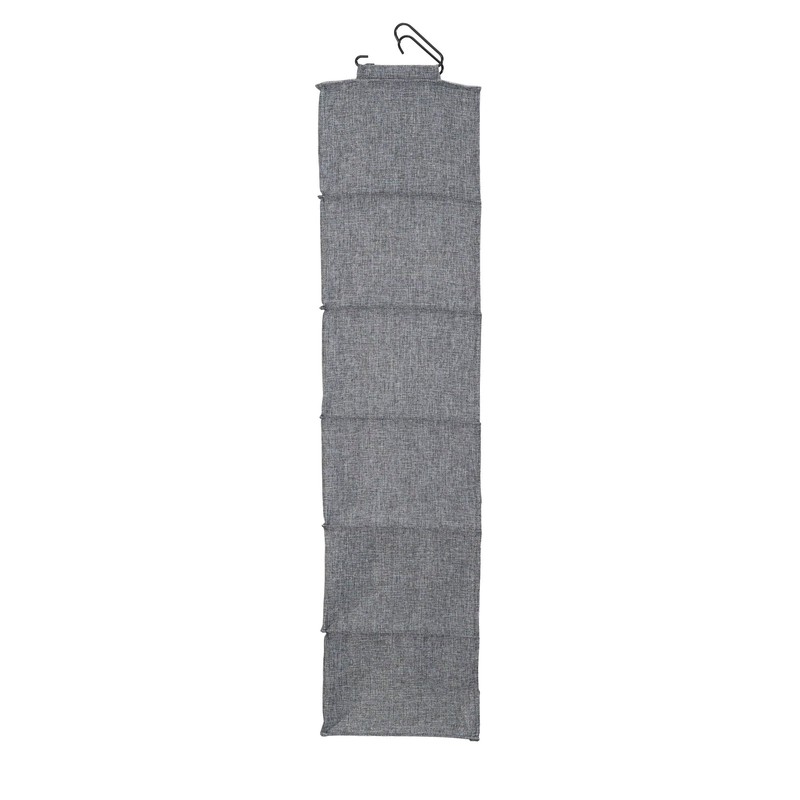 Household Essentials 6 Shelf Hanging Closet Organizer, Hanging Closet Shelf,