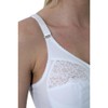 Gemm Ladies White Non Wired Lace Trim Plus Size Bra