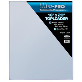 Ultra Pro 16" X 20" Toploader 10ct