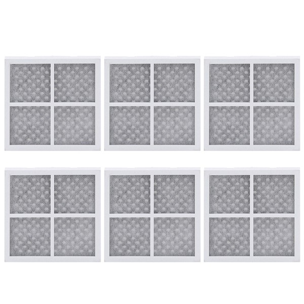 AQUA CREST Air Filters, Replacement for LG® LT120F®, ADQ73214404, Kenmore 469918, Refrigerator Air Filters, Fresh Air Filter (Pack of 6)