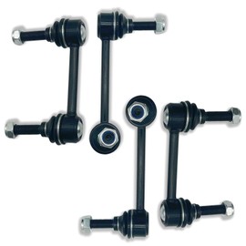 Chassora K750578 K750579 K750573 4PC Front/Rear Stabilizer Sway Bar End Link for Dodge 2011 2012 2013 2014 2015 2018 Durango, for Jeep 2011-2015 Grand Cherokee