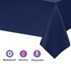 Kopokita 2PCS Navy Blue Plastic Tablecloths 54 x 108 Inch,
