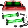 Emergency Strobe Traffic Light Bar 40LED Dash Safety Flashing Front/Rear