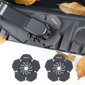 ROOX Wiper Hole Cover, Leaf Prevention, ROOX New ROOX, Dedicated Exterior Parts with Logo, Car Wiper Hole Protective Cover, Durable, Dustproof, Easy Installation, Convenient Goods, Car Accessories