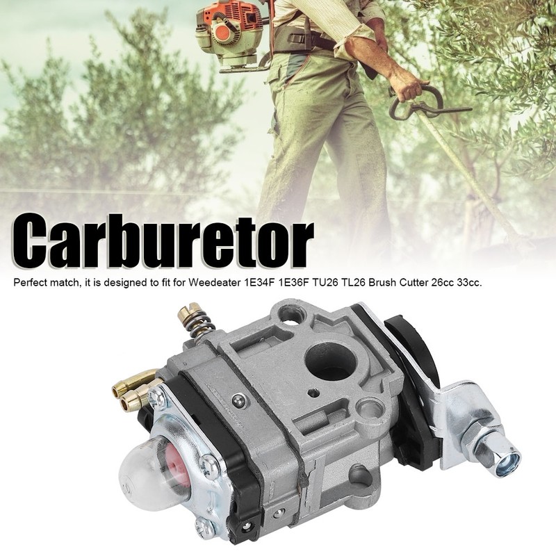 10mm Carburetor Carb Kits Replacement Fit for Weedeater 1E34F 1E36F