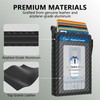 idudu Wallet for Men, Slim Minimalist Mens Wallet 9-12 Cards