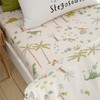 Catherine Lansfield Sleepy Dino Single Fitted Sheet Green