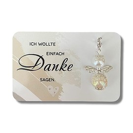Danke Karte Schutzengel Kärtchen als kleines Dankeschön (Engel creme)