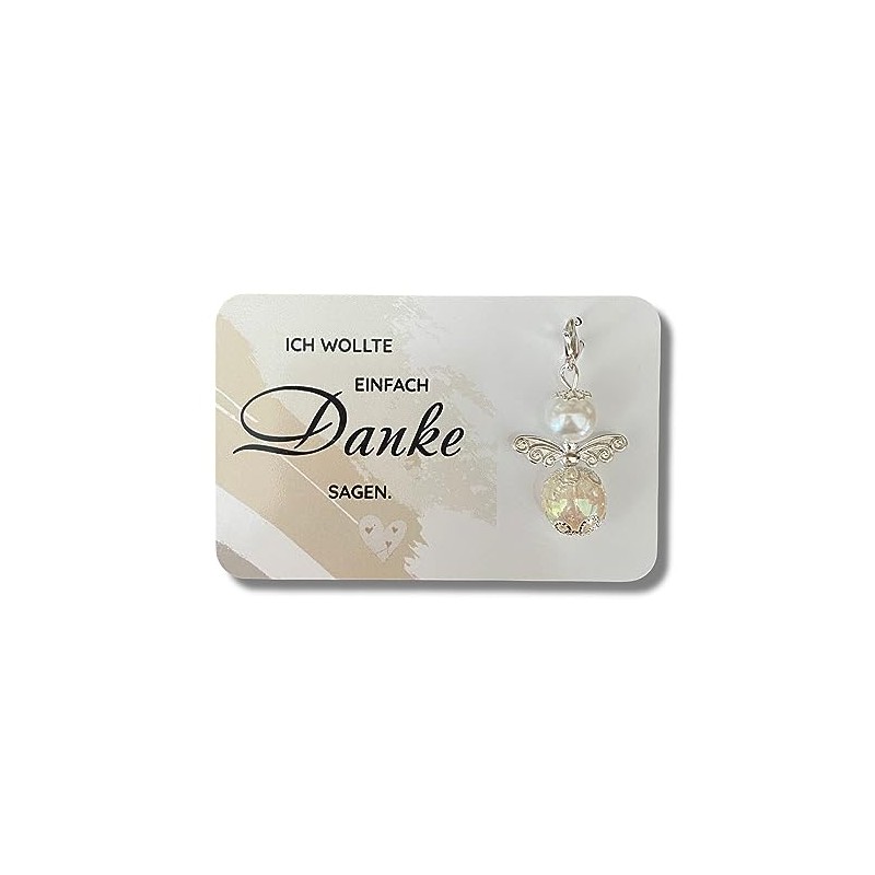 Danke Karte Schutzengel Kärtchen als kleines Dankeschön (Engel creme)