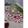 COTTON CRAFT Christmas Beaded Table Runner - Candy Cane -