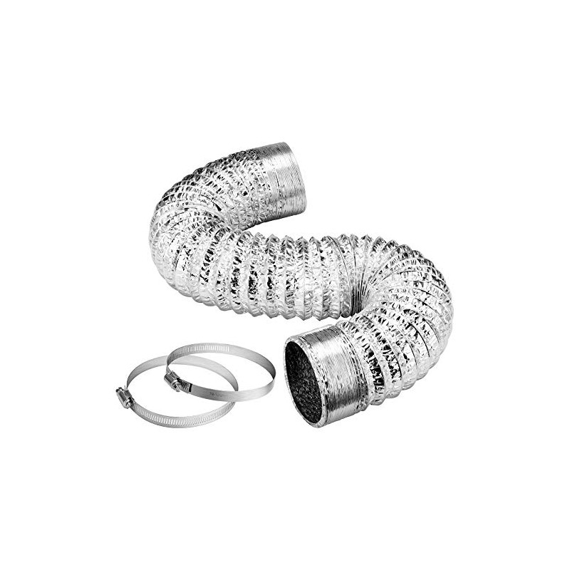 VIVOSUN 8 Inch 25 Feet Non-Insulated Flex Air Aluminum Ducting