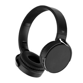 T'nB - Wireless Bluetooth 5.0 Headphones Single 2 8 Hours Listening Time Adjustable Jack Convenient Built-in Microphone and Controls for Sports and Training (Black)