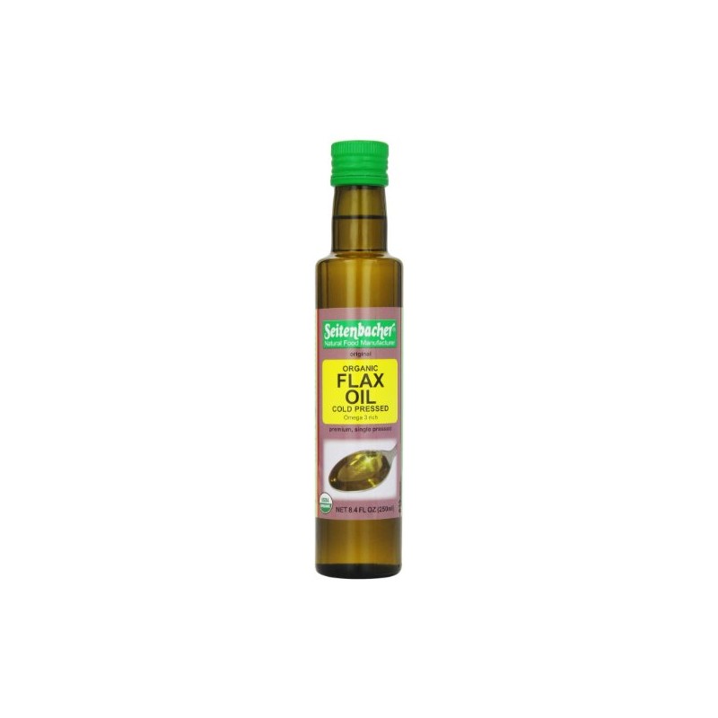 Seitenbacher Organic Oil, Flaxseed, 8.4-Ounce